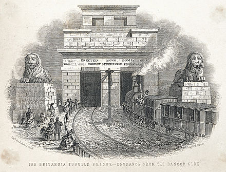 britannia bridge 1850s